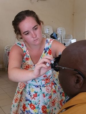 Camille, bénévole Couleur Partage Benin