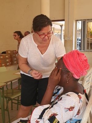 Elisabeth, bénévole Couleur Partage Benin